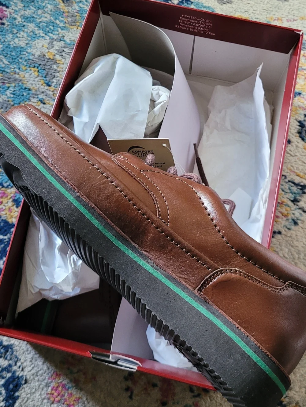 Hush Puppies Brown Men's Leather Derby Shoes